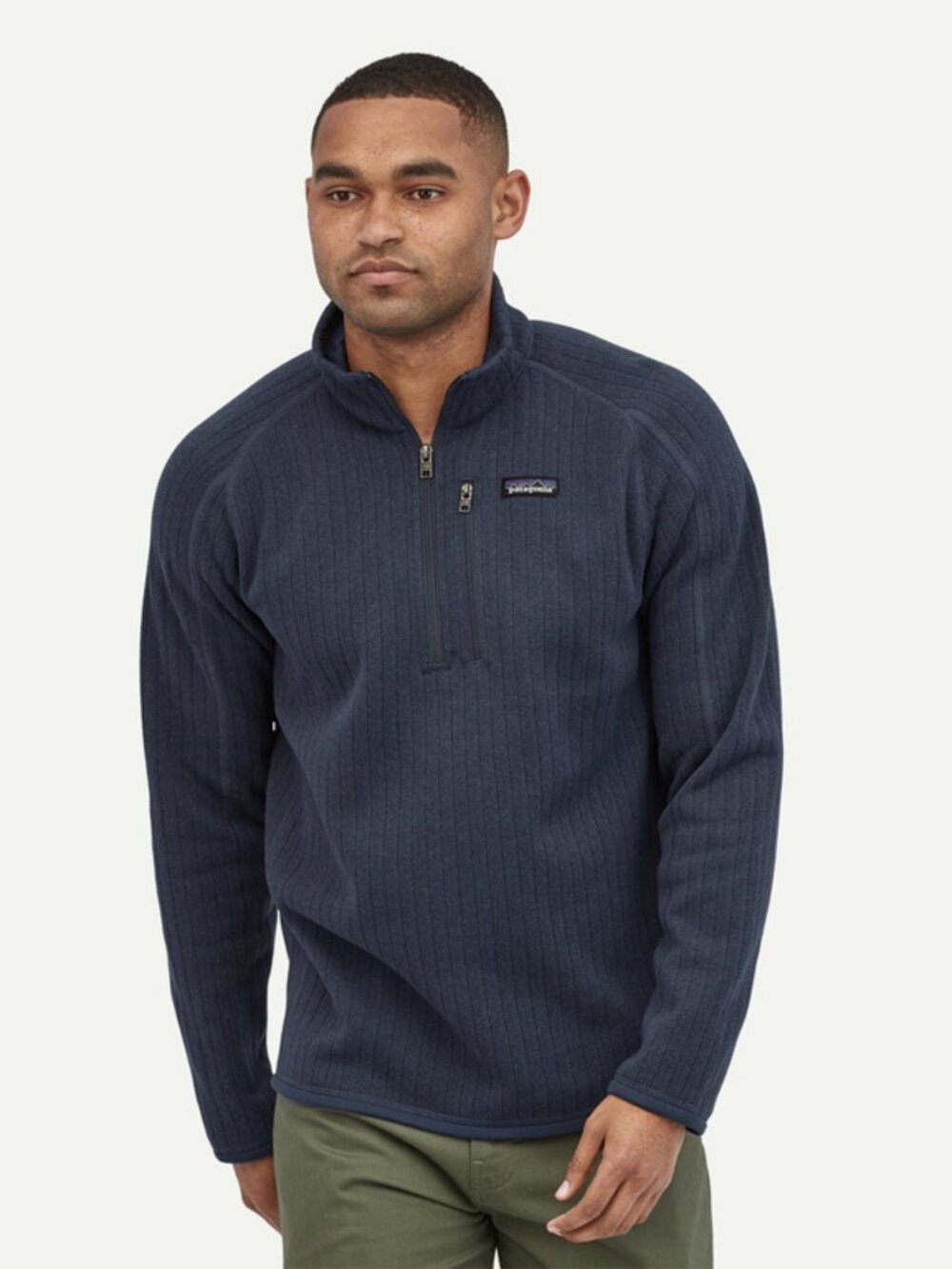 Patagonia Men's  Better Sweater Rib Knit 1/4 Zip Size L